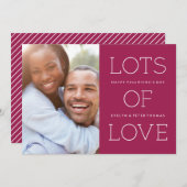 愛の多くのバレンタインデーのカード – Mulberry シーズンカード (正面/裏面)