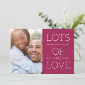 愛の多くのバレンタインデーのカード – Mulberry シーズンカード (スタンド正面)