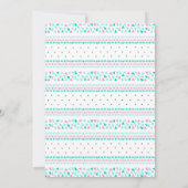 愛の多肉植物のサボテンウェディングについて話そう 招待状 (裏面)