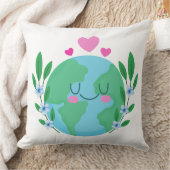 愛の大地が微笑む クッション (ブランケット)