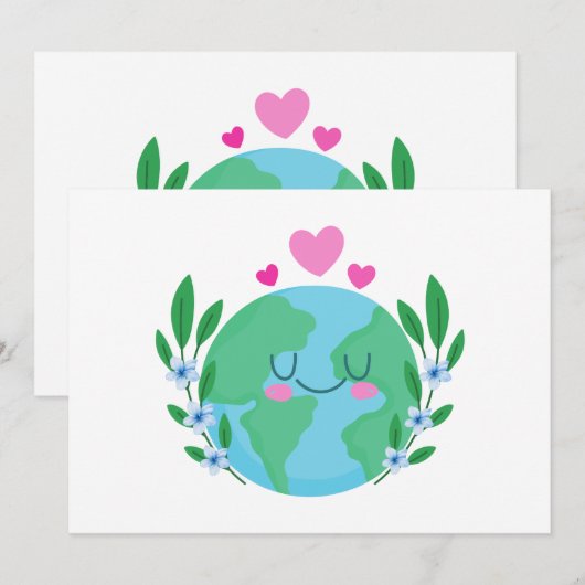 愛の大地が微笑む 招待状 (正面/裏面)