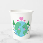愛の大地が微笑む 紙コップ (正面)