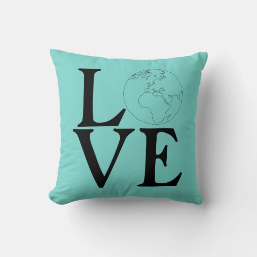 愛の大地！Green クッション (正面)