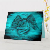 愛の天使エロス, 愛してる, バレンタインデー カード (黄色い花)