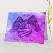 愛の天使エロス, 愛してる, バレンタインデー カード (黄色い花)