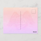 愛の天使エロス、私はあなたを愛 ポストカード (裏面)