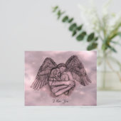 愛の天使エロス、私はあなたを愛 ポストカード (スタンド正面)