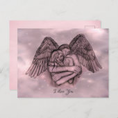 愛の天使エロス、私はあなたを愛 ポストカード (正面/裏面)