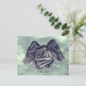 愛の天使エロス、私はあなたを愛 ポストカード (スタンド正面)