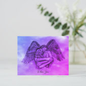 愛の天使エロス、私はあなたを愛 ポストカード (スタンド正面)