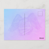 愛の天使エロス、私はあなたを愛 ポストカード (裏面)