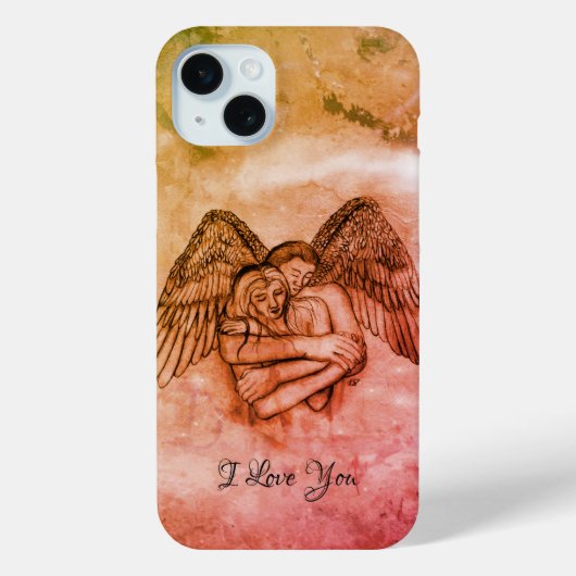 愛の天使エロス、私はあなたを愛 Case-Mate iPhoneケース (裏面)