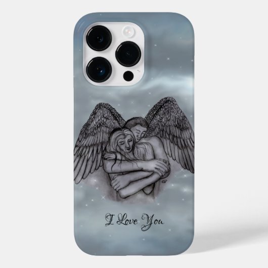 愛の天使エロス、私はあなたを愛 Case-Mate iPhoneケース (裏面)