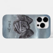 愛の天使エロス、私はあなたを愛 Case-Mate iPhoneケース (裏面 (横))