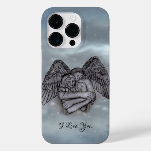 愛の天使エロス、私はあなたを愛 Case-Mate iPhoneケース (裏面)