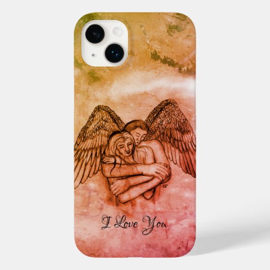 愛の天使エロス、私はあなたを愛 Case-Mate iPhoneケース (裏面)