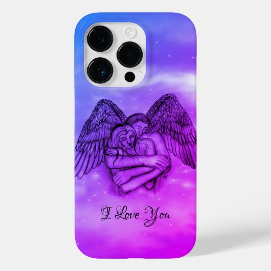 愛の天使エロス、私はあなたを愛 Case-Mate iPhoneケース (裏面)