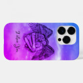 愛の天使エロス、私はあなたを愛 Case-Mate iPhoneケース (裏面 (横))