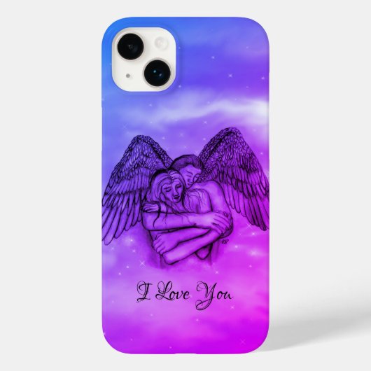 愛の天使エロス、私はあなたを愛 Case-Mate iPhoneケース (裏面)