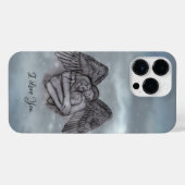 愛の天使エロス、私はあなたを愛 iPhoneケース (裏面横)