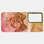 愛の天使エロス、私はあなたを愛 SAMSUNG GALAXYケース (左側面)