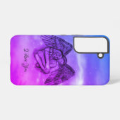 愛の天使エロス、私はあなたを愛 SAMSUNG GALAXYケース (裏面横)