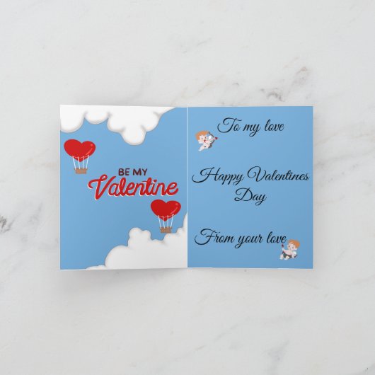 愛の天使 カード (内部)