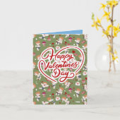 愛の天使 カード (黄色い花)