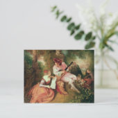 『愛の天秤』、1715-18 ポストカード (スタンド正面)