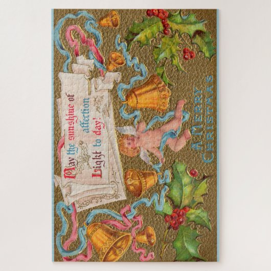 愛の太陽の光メリークリスマス ジグソーパズル (縦)