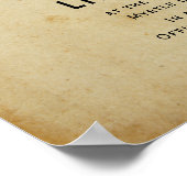 「愛の契約」ライフパートナウエディング証明書 ポスター (角)