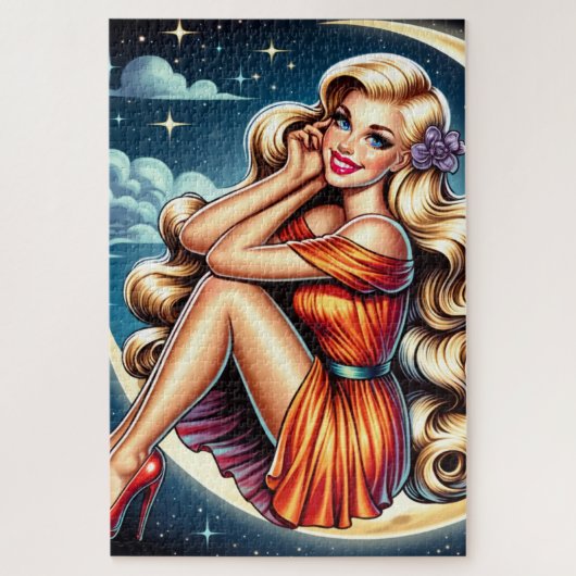 愛の女性 ジグソーパズル (縦)