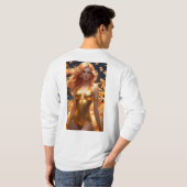 愛の女神:アフロディテポートレート Tシャツ (裏面フル)
