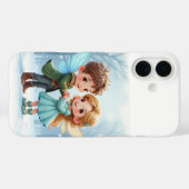 愛の妖精のペアiPhone 16ケース Case-Mate iPhoneケース (裏面 (横))