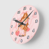 愛の妖精 ラウンド壁時計 (傾斜)