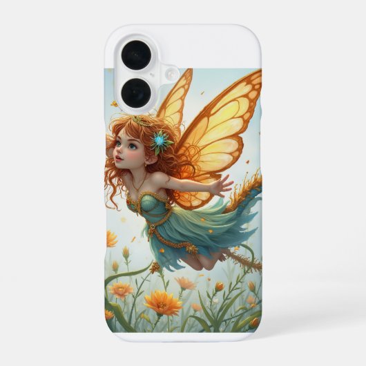 愛の妖精iPhone 16ケース iPhone 16ケース (裏面)