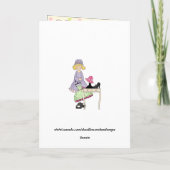 愛の妹のグリーティングカード カード (裏面)