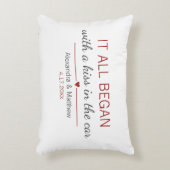 愛の始まり ロマンチックなペアのための特別なギフト アクセントクッション (正面(垂直))