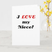 『愛の姪』 カード (黄色い花)