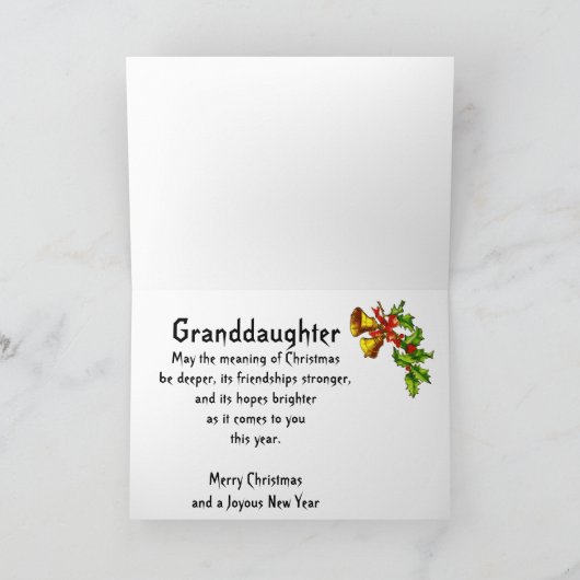 愛の孫娘と シーズンカード (内部)