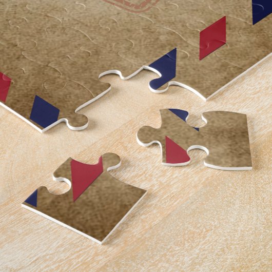 愛の孫 |おばあちゃんの孫への手紙 ジグソーパズル (側面)