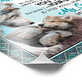 愛の孫 |おばあちゃんの孫への手紙 フォトプリント            (角)