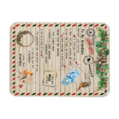 愛の孫|私の孫への手紙誇りを持ったI Of You マグネット (横)