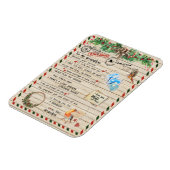 愛の孫|私の孫への手紙誇りを持ったI Of You マグネット (左側)