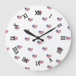 愛の宇佐文様 ラージ壁時計