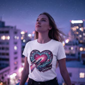 愛の宇宙を探索する デザイン トライブレンドTシャツ