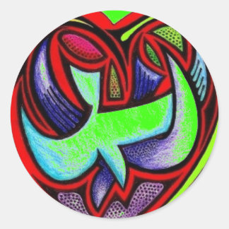 愛の完全なハート- カスタマイズ ラウンドシール