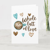 愛の完全なラット折り畳まれたグリーティングカード カード (正面)
