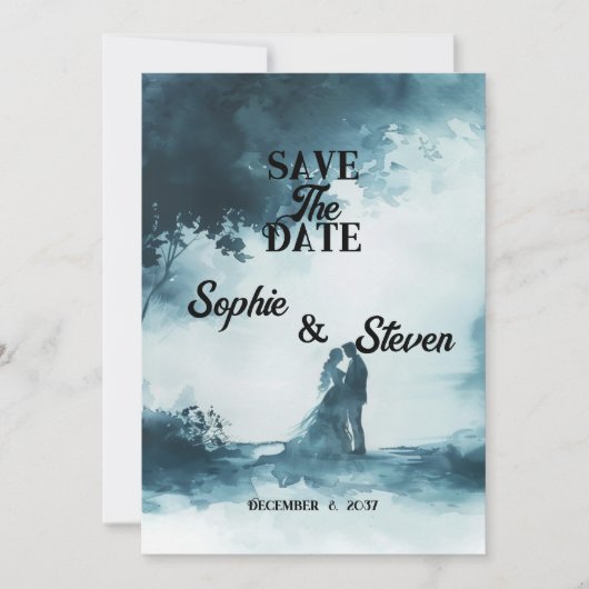 愛の完全な開花：ロマンチックなフローラ日付を保存 セーブザデート (正面)