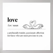 愛の定義スワン ポスター (正面)